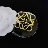 Luo home broche plaza pin simple moda ropa accesorios versátil pequeño perfume traje collar pin L productos de aleación details Picture